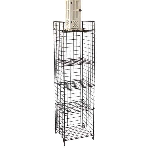 Tel Kitaplık Raf Dolap Dekoratif Kitaplık 5045