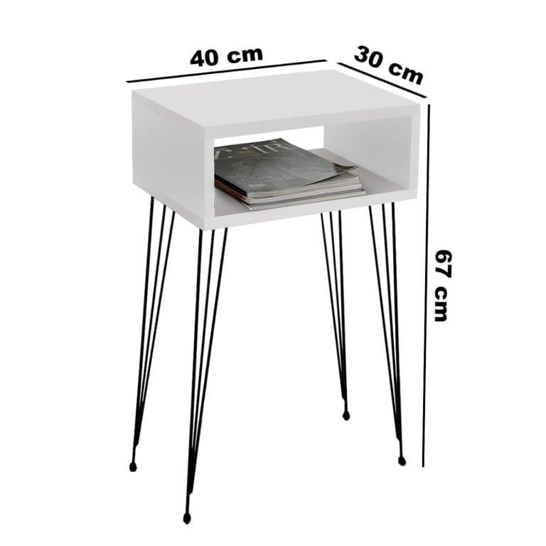 Komodin Raf Yan Sehpa Açık Raf 5090