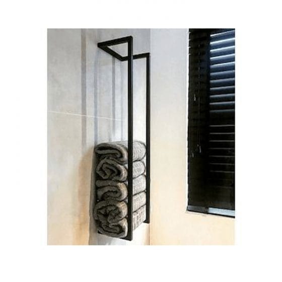 Metal Havluluk Banyo Duvar Rafı 3026-2