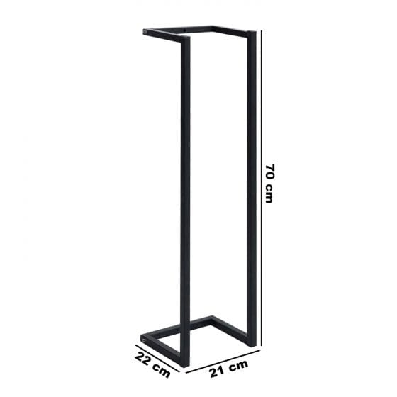Metal Havluluk Banyo Duvar Rafı 3026-4