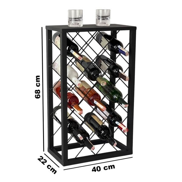 Metal Şarap Standı 6007-4