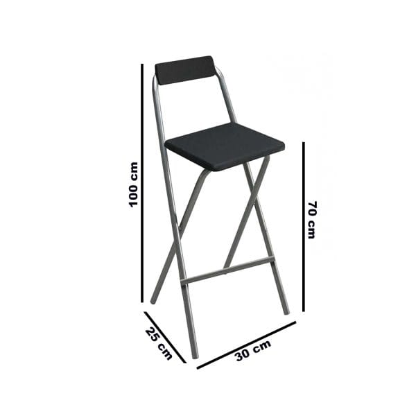 Katlanır Bar Sandalyesi Taburesi 5053-3