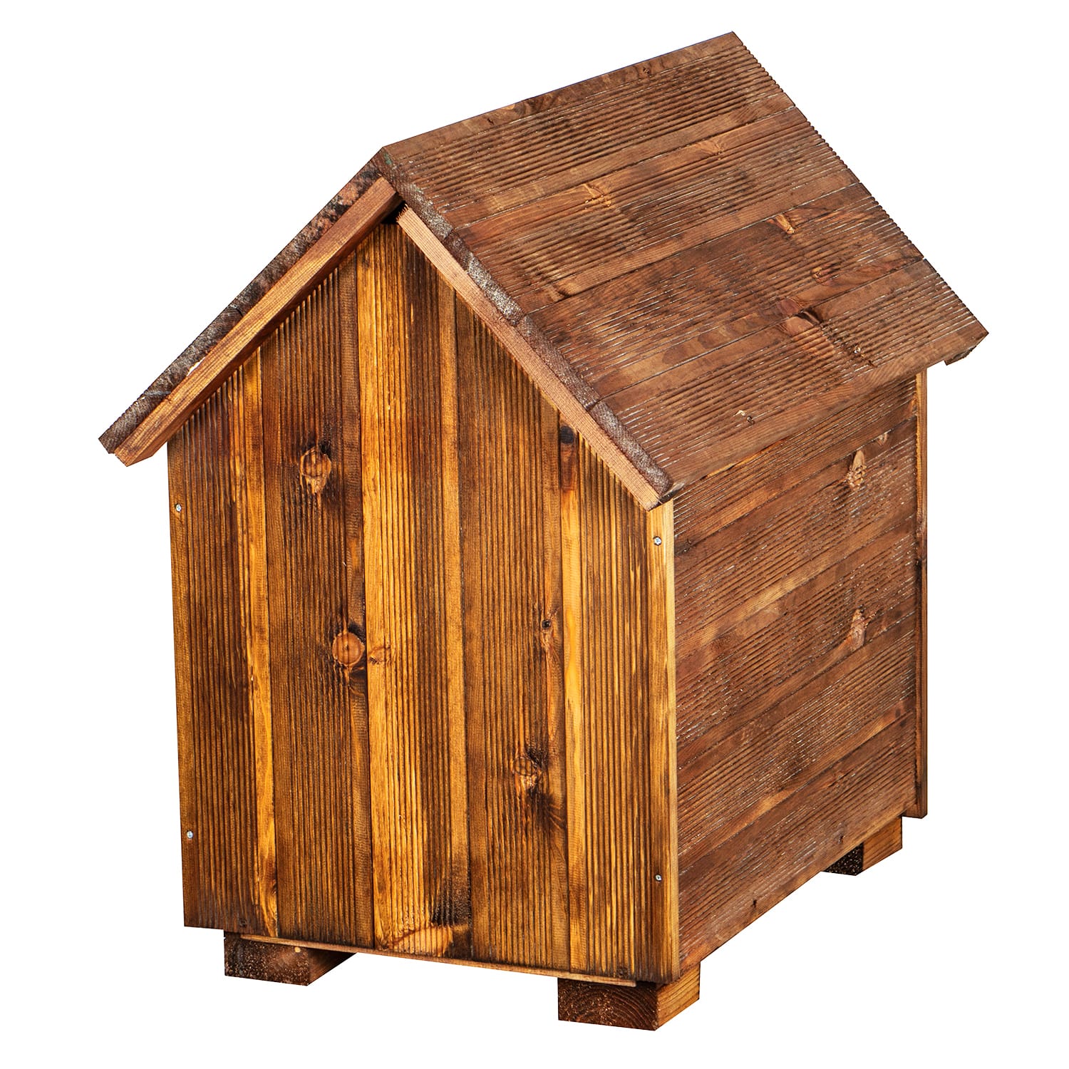 Ahşap Kedi Köpek Kulübesi Pati Evi Yuvası-3