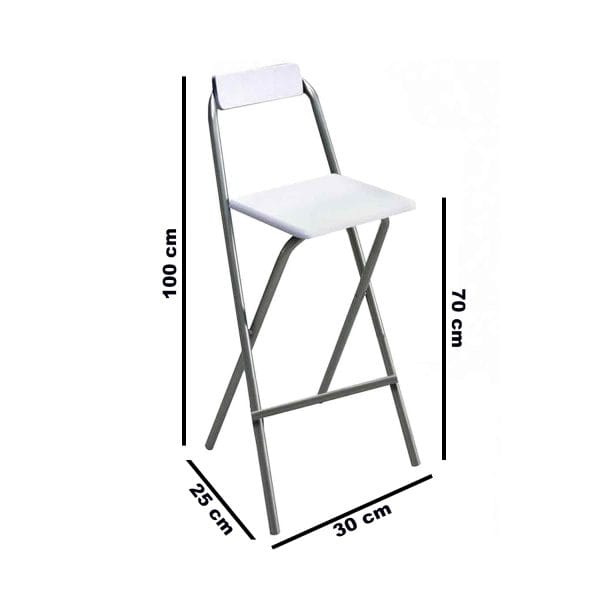 Katlanır Sandalye Bar Taburesi Katlanır Koltuk 5052-3