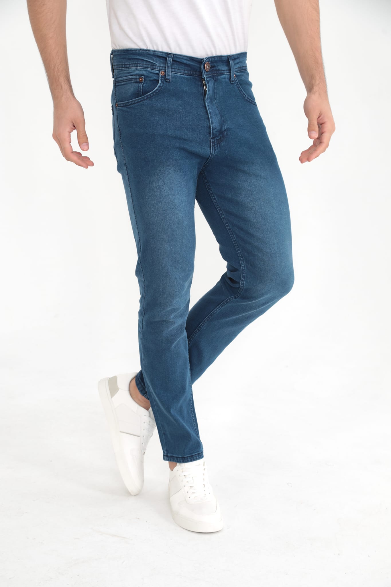 D'Vision Mavi Erkek Kot Pantolon G-5129-266-1