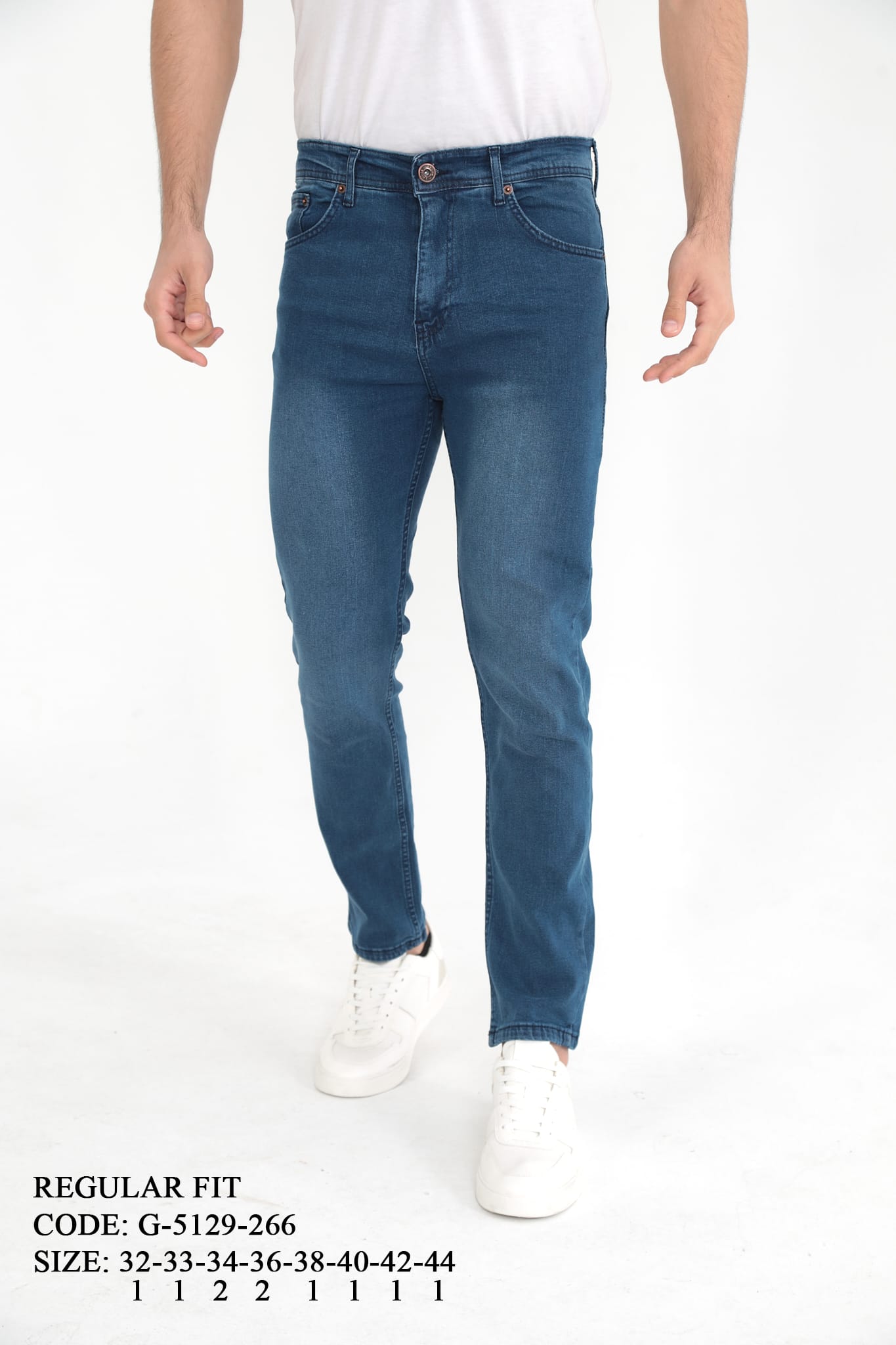 D'Vision Mavi Erkek Kot Pantolon G-5129-266-2