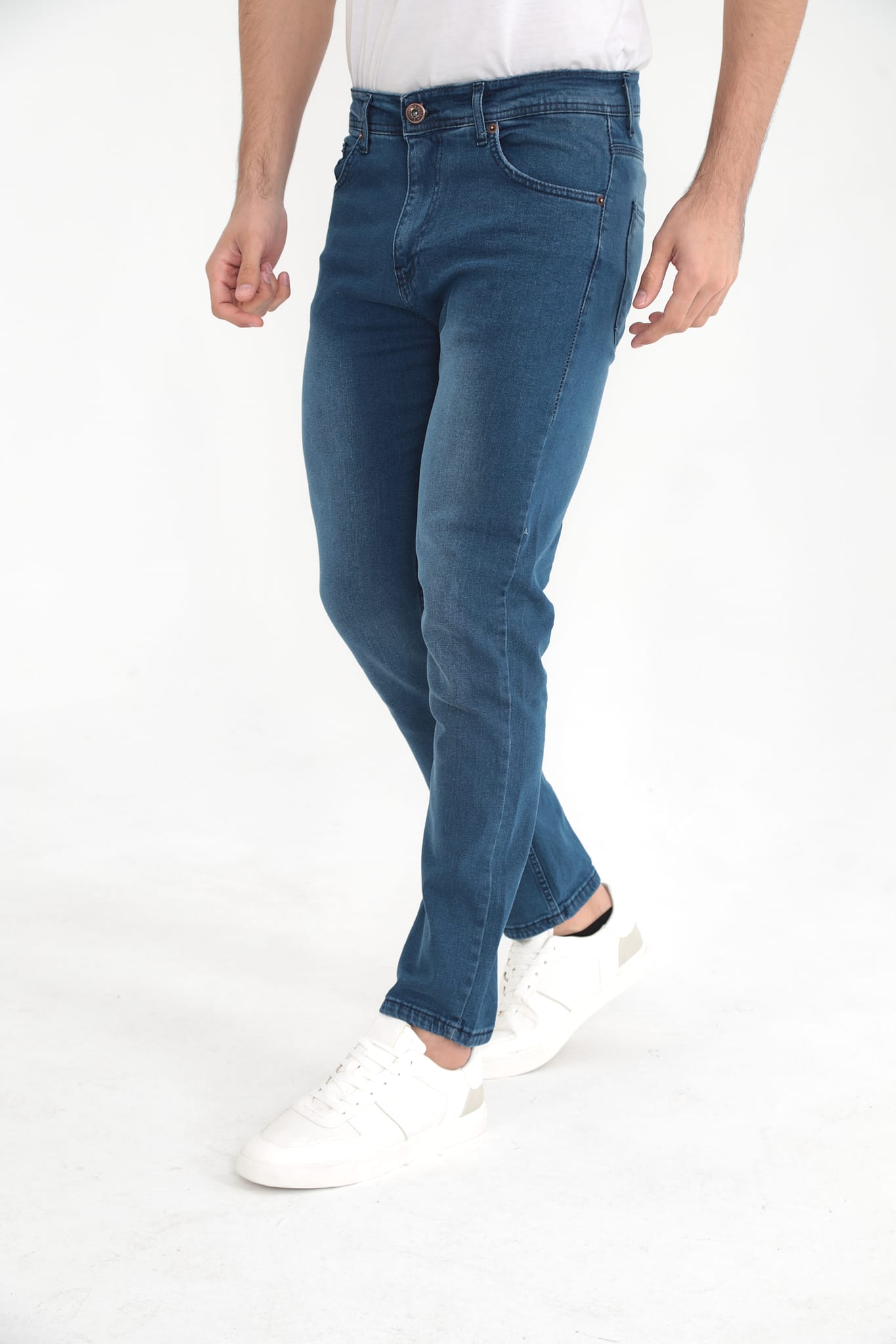 D'Vision Mavi Erkek Kot Pantolon G-5129-266-3