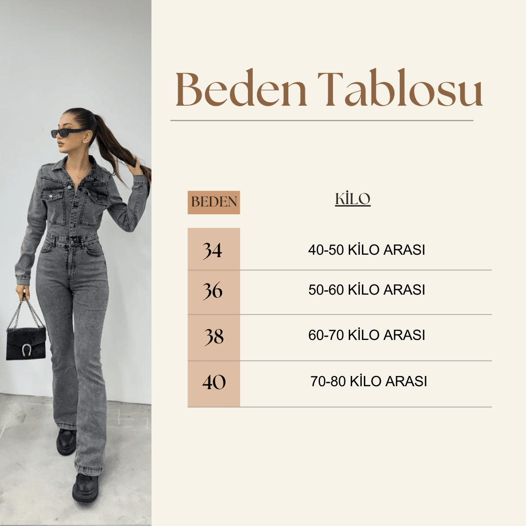 Vovikon KN Kar Siyah İspanyol Paça Ceketli Tulum-6