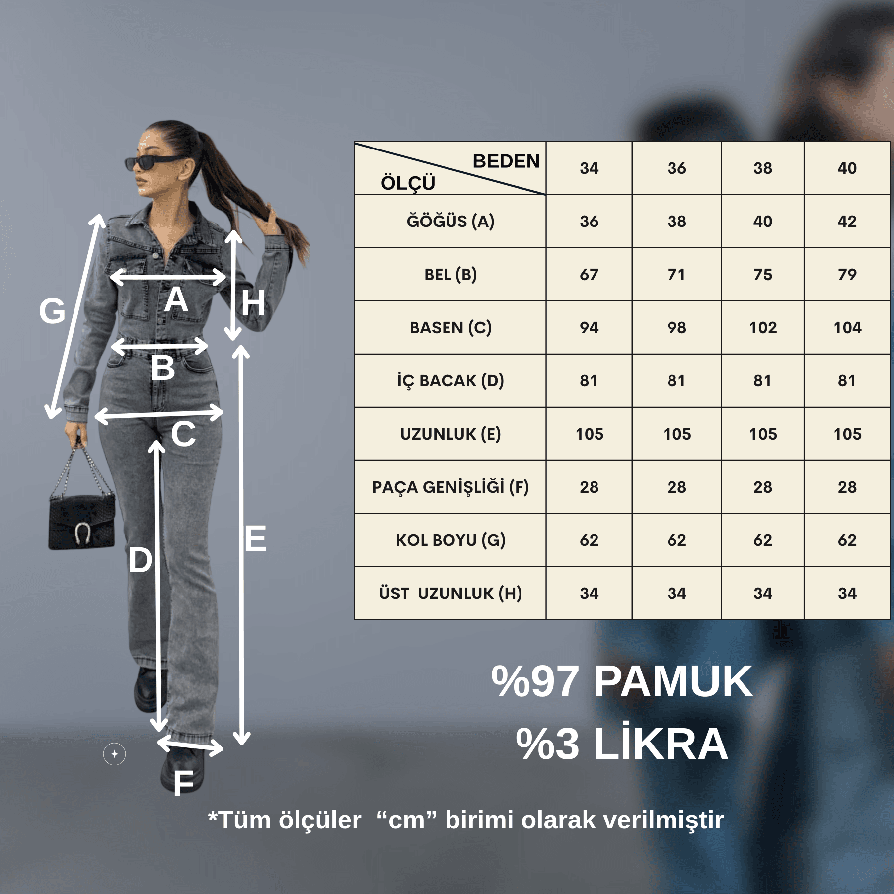 Vovikon KN Kar Siyah İspanyol Paça Ceketli Tulum-6