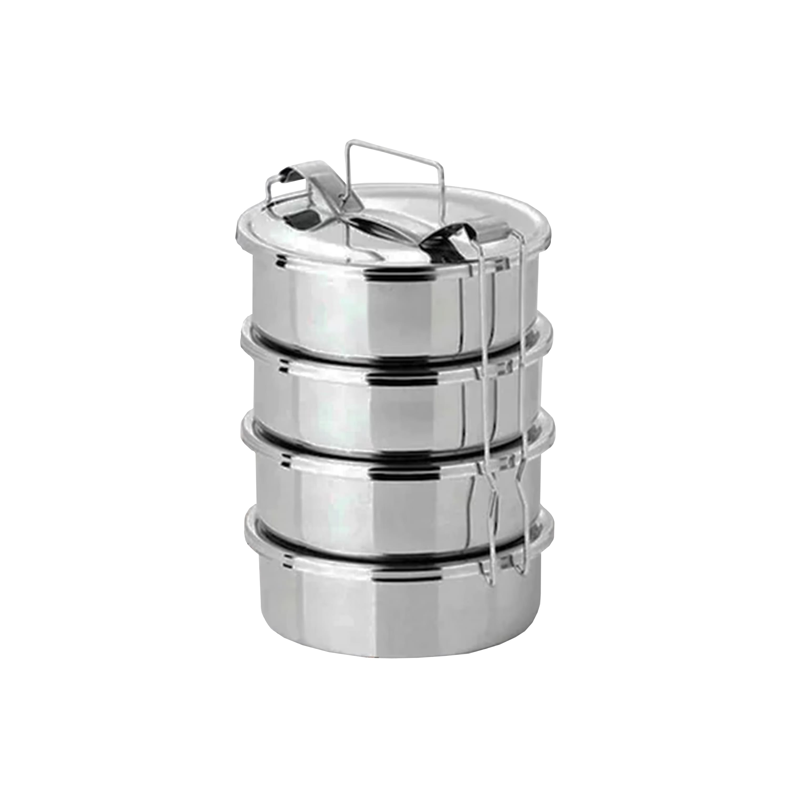 Çelik 4lü Tel Kulplu 2 Litre Sefer Tası-1