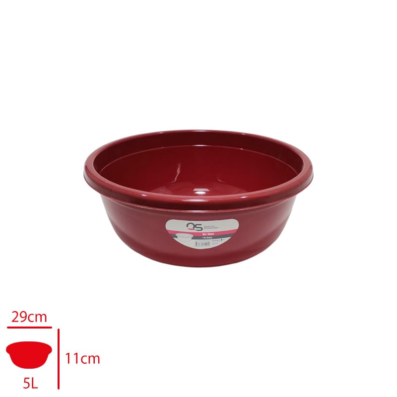 Yuvarlak Çok Amaçlı Kase 5 Lt Badya-2