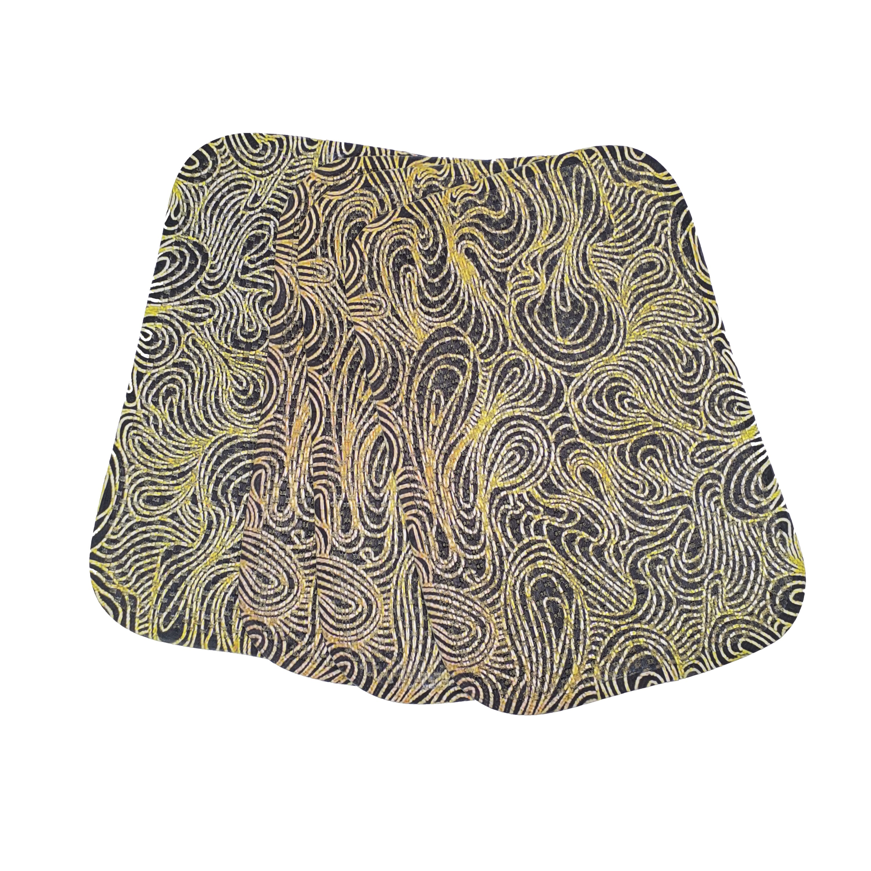Dikdörtgen 4lü Desenli Amerikan Servis Supla Seti 30x43 CM-3