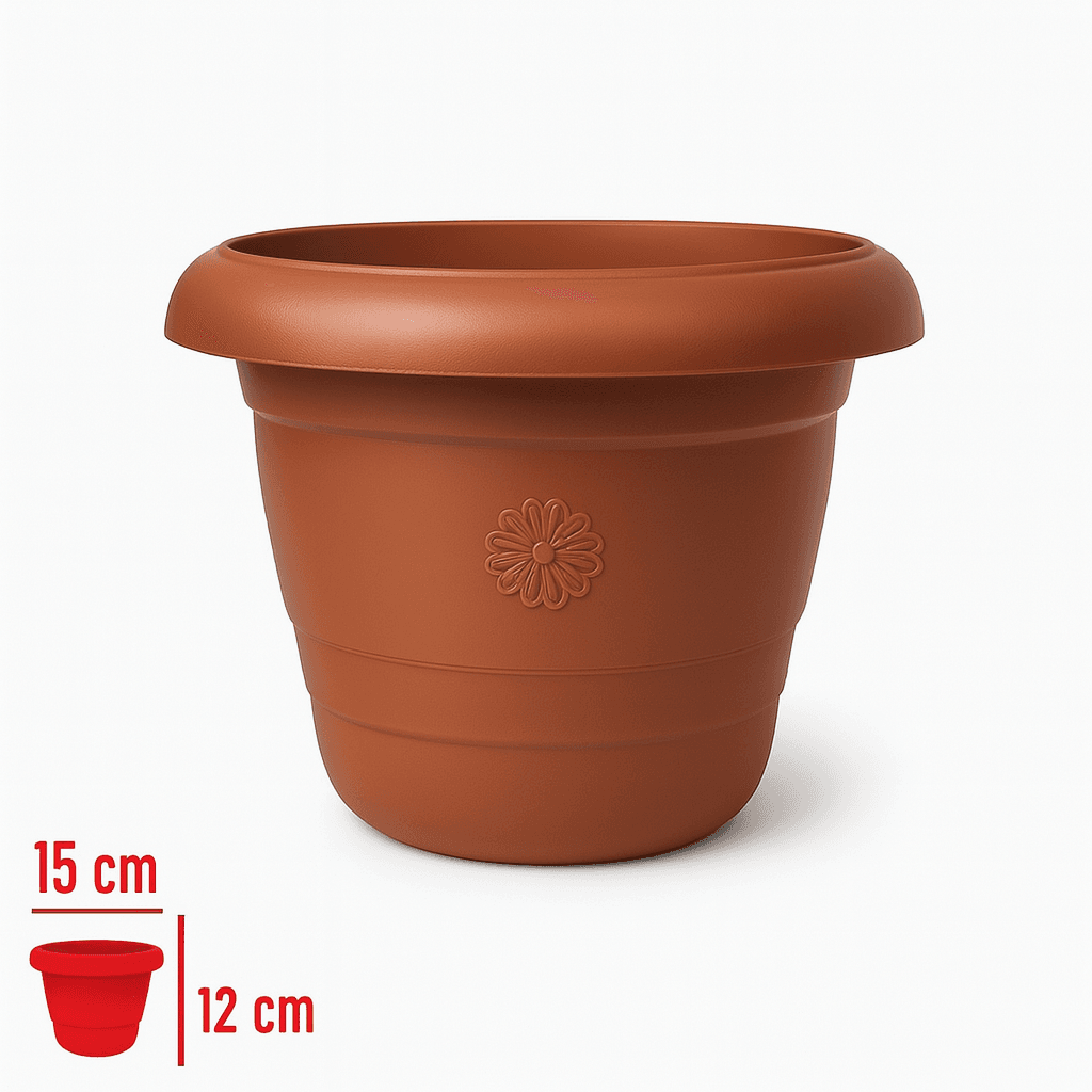 Vovikon Antik 1 Litre 5 Adet Küçük Boy Saksı-2