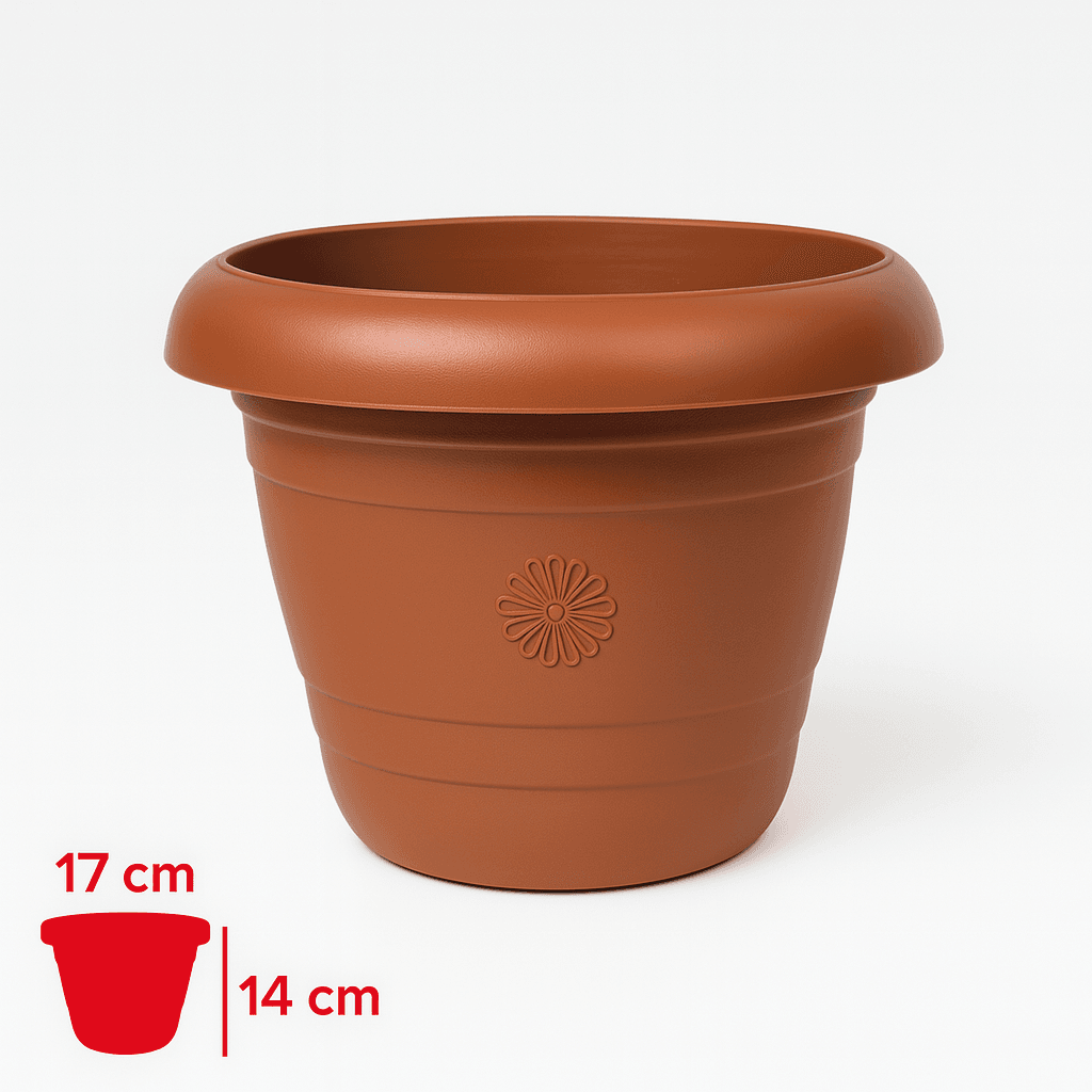 Vovikon Antik 1,5 Litre 5 Adet Küçük Boy Saksı-1