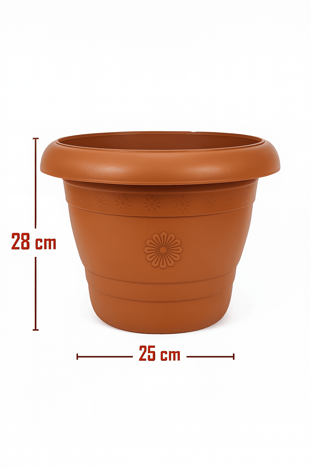 Vovikon Antik 7,5 Litre Orta Boy Saksı-1