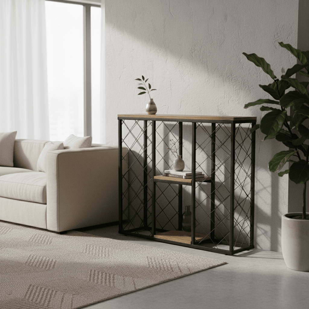 Vovikon Metal Şaraplık Büyük Boy Şarap Viski Standı-4