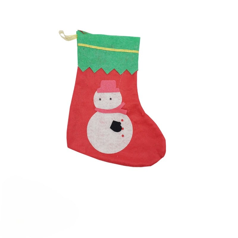 Yılbaşı Süsü Noel Baba Çorabı 4 Adet-4