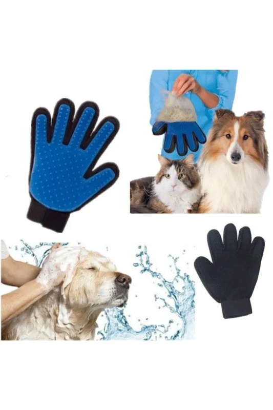 Kedi Köpek Tüy Toplama Masaj Eldiveni-2