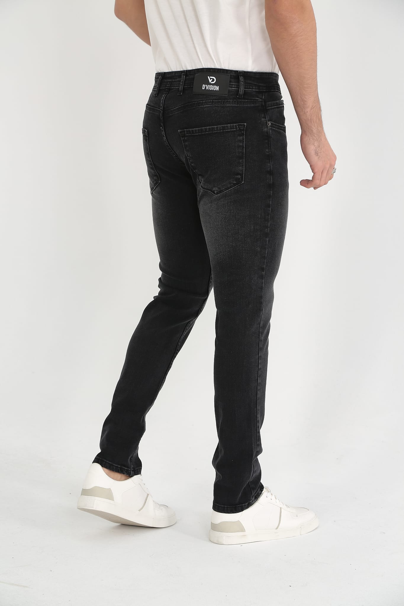 D'Vision Erkek Jean Siyah Taşlamalı M-5220-82-4