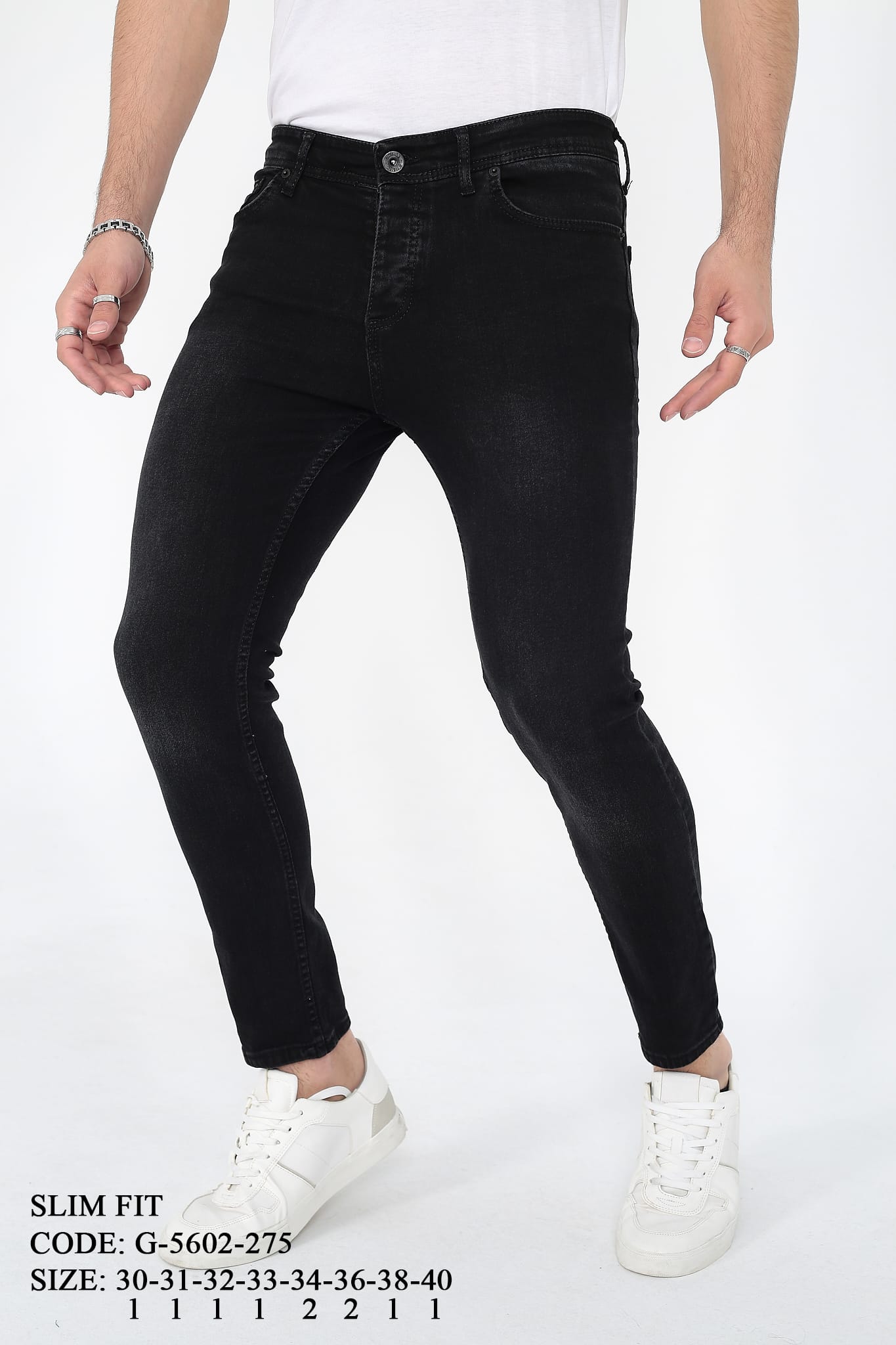 D'Vision Erkek Kot Pantolon G-5602-275 Slim Fit-3