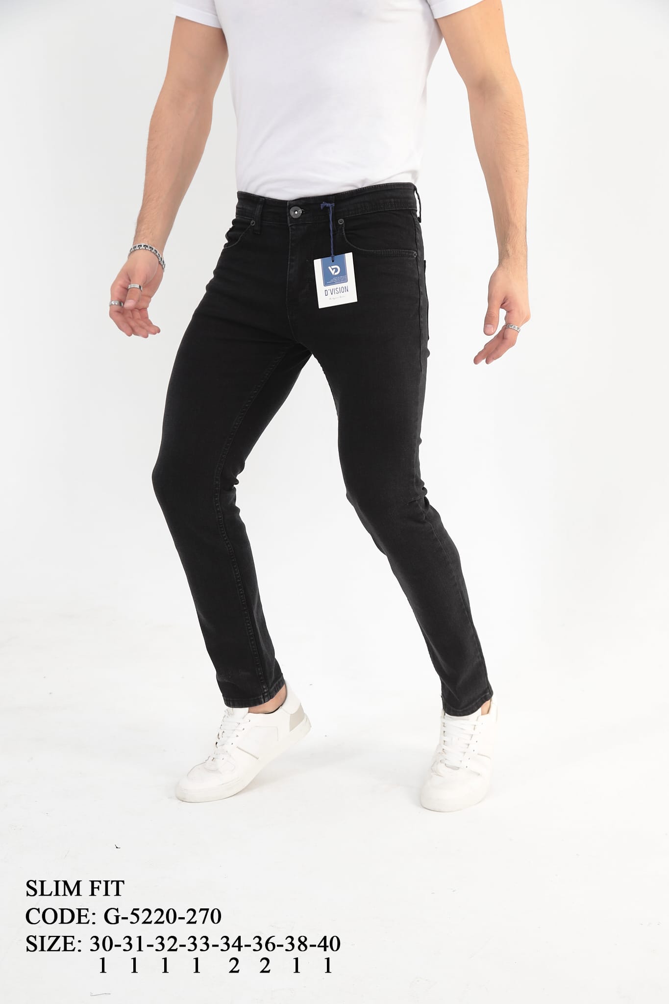 D'Vision Erkek Kot Pantolon G-5220-270-1
