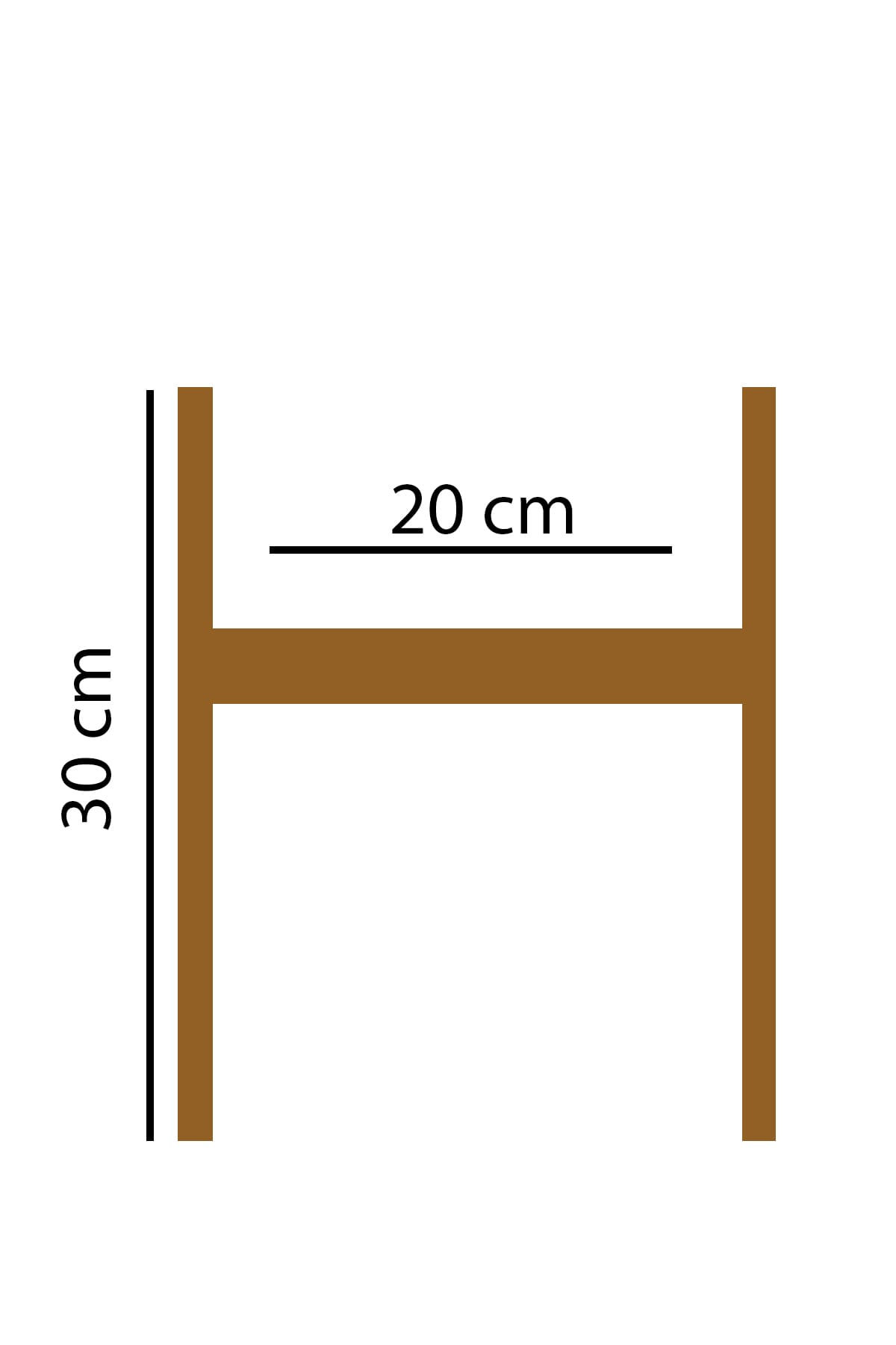 Ahşap Saksı Standı Çiçeklik Raf Stand 2199-3