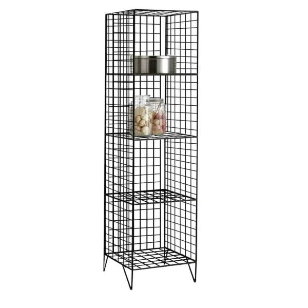 Tel Kitaplık Raf Dolap Dekoratif Kitaplık 5045-2