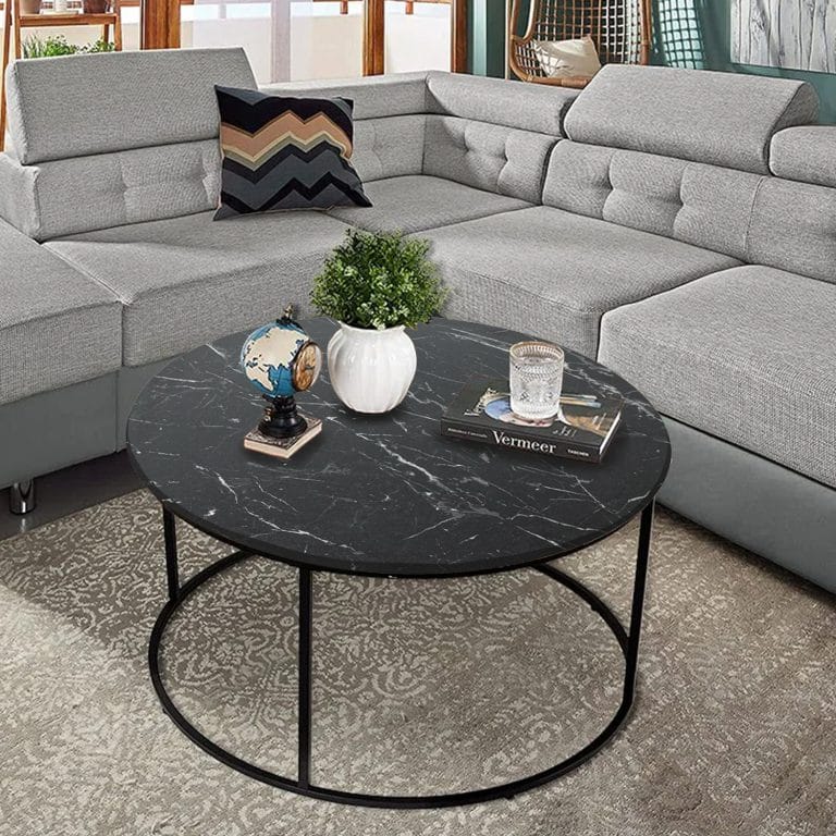 Yuvarlak Dekoratif Orta Sehpa Mobilya 5252-2