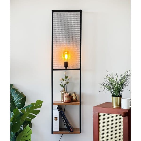 Kitaplıklı Lambader Aplik Duvar Rafı 1044 Kitaplıklı Lambader Aplik Duvar Rafı 1044 - Görsel 1