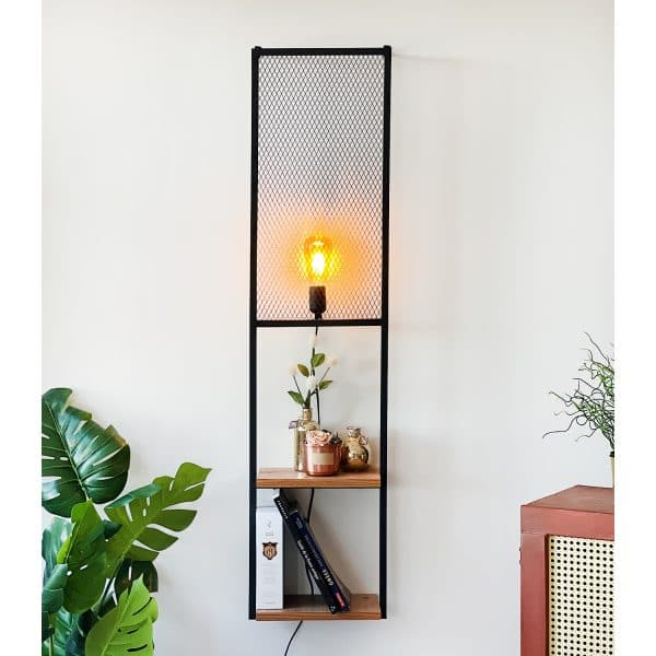 Kitaplıklı Lambader Aplik Duvar Rafı 1044 Kitaplıklı Lambader Aplik Duvar Rafı 1044 - Görsel 4