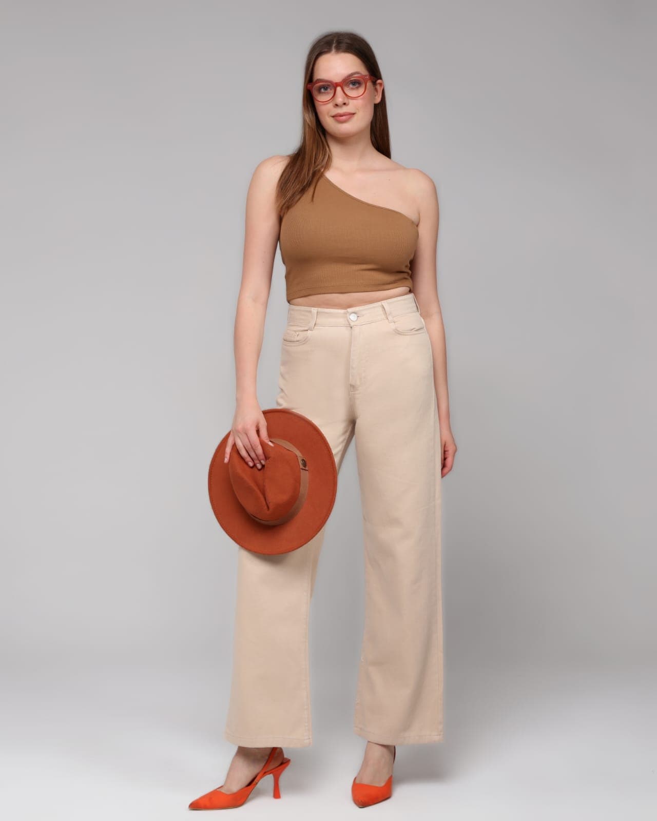 Vovikon KN Bej Gabardin Boyfriend Bol Paça Pantolon Vovikon KN Bej Gabardin Boyfriend Bol Paça Pantolon - Görsel 2