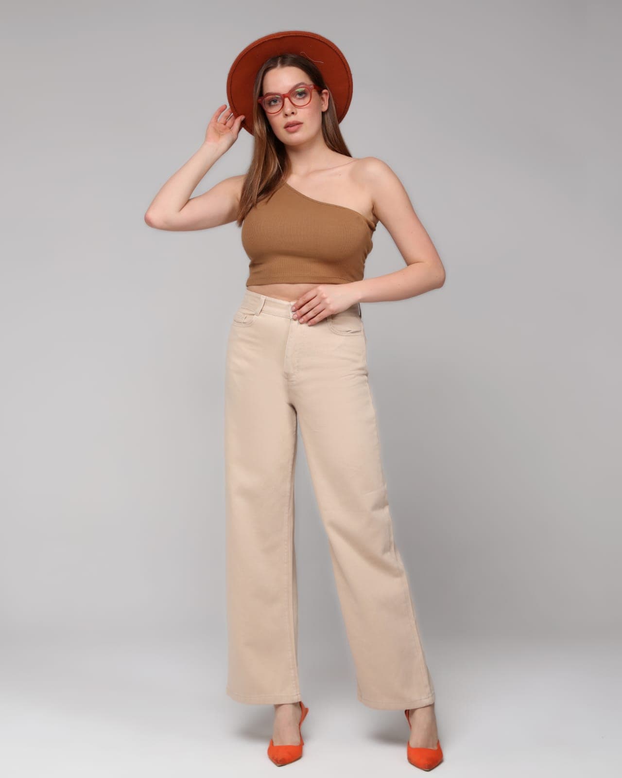 Vovikon KN Bej Gabardin Boyfriend Bol Paça Pantolon Vovikon KN Bej Gabardin Boyfriend Bol Paça Pantolon - Görsel 3