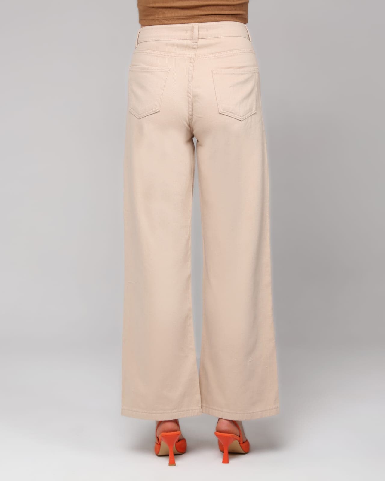 Vovikon KN Bej Gabardin Boyfriend Bol Paça Pantolon Vovikon KN Bej Gabardin Boyfriend Bol Paça Pantolon - Görsel 7