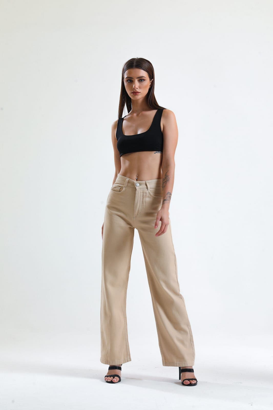 Vovikon KN Taş Gabardin Boyfriend Bol Paça Pantolon Vovikon KN Taş Gabardin Boyfriend Bol Paça Pantolon - Görsel 2