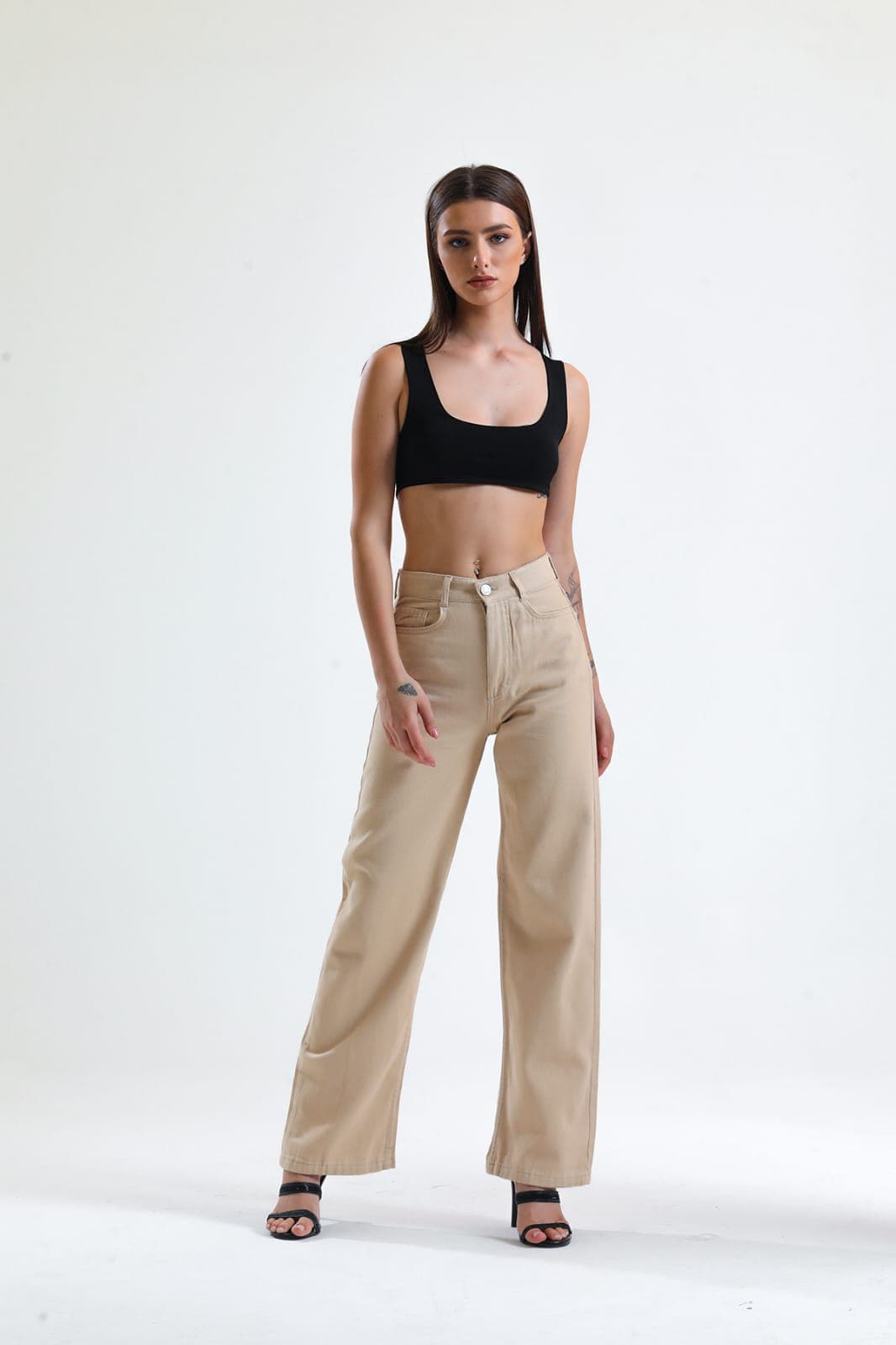 Vovikon KN Taş Gabardin Boyfriend Bol Paça Pantolon Vovikon KN Taş Gabardin Boyfriend Bol Paça Pantolon - Görsel 5