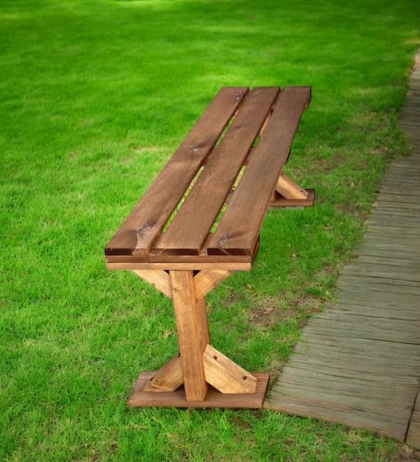 Ahşap Bank Bench 5140