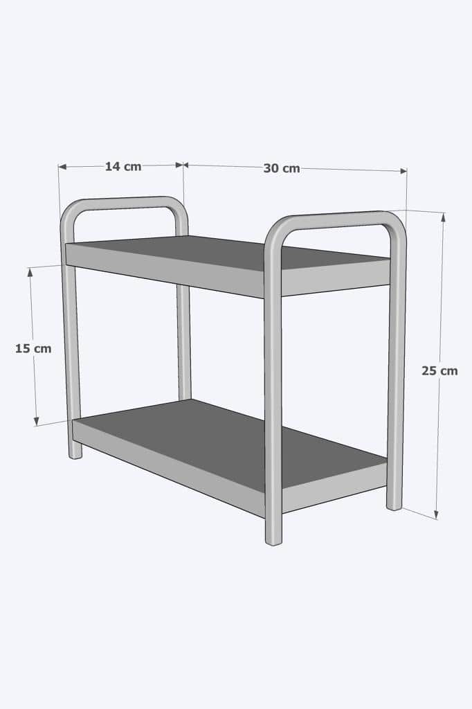 Mutfak Rafı Tezgahüstü Baharatlık 1115