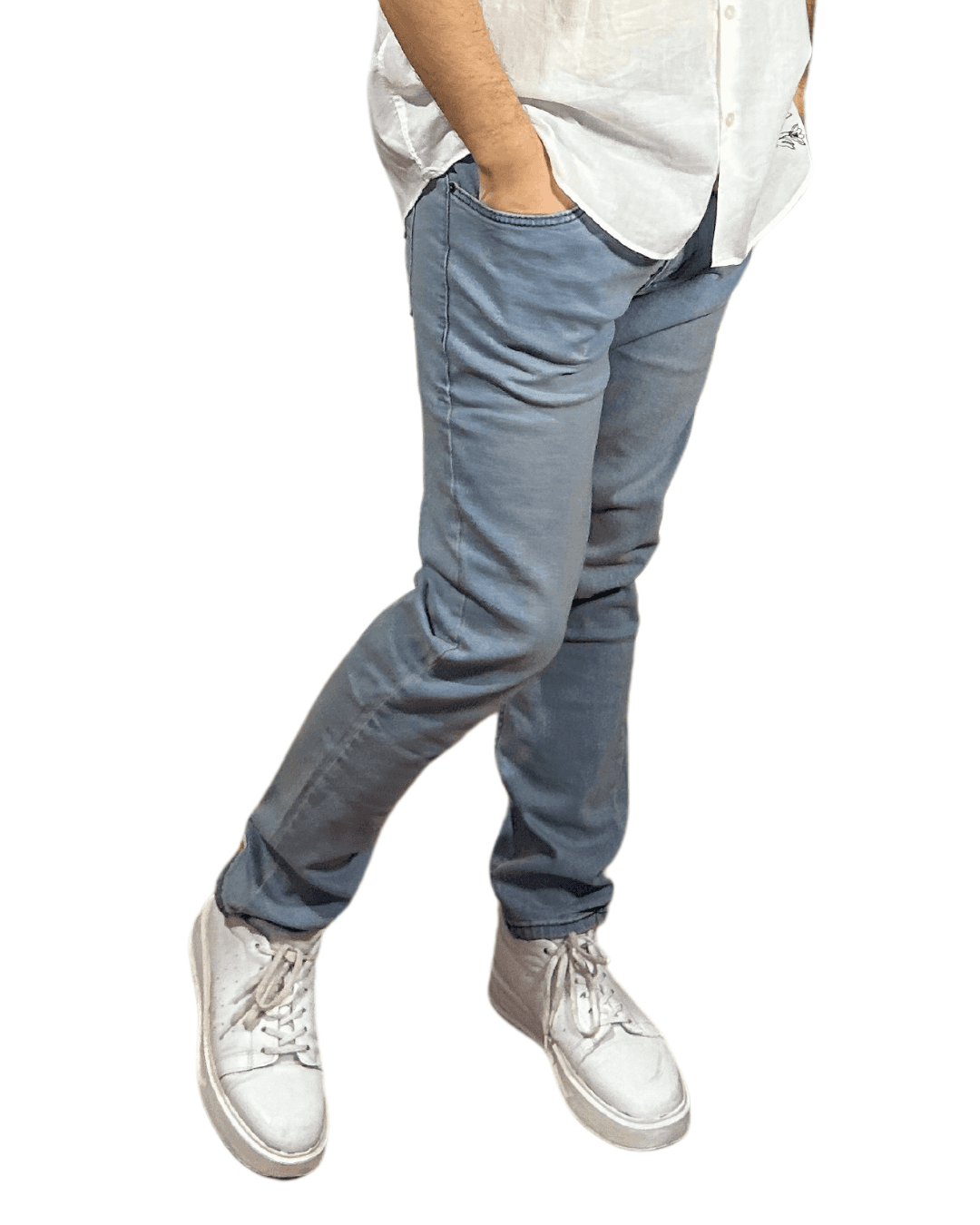 D'Vision Buz Mavi Tint Slim Fit Erkek Jean G-5220