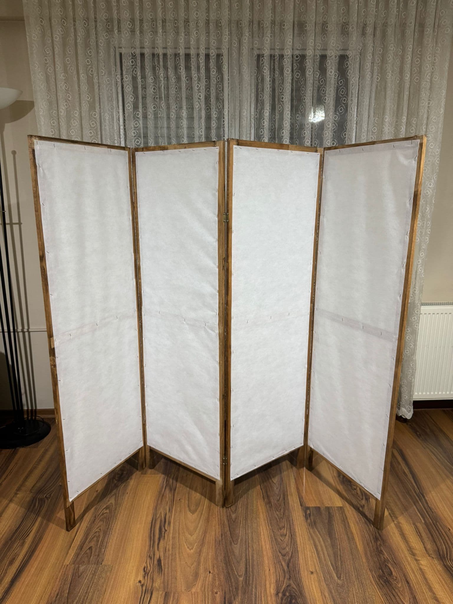Ahşap Kumaş Katlanır 4 Kanat Paravan Oda Bölme Seperatör 200x160 Ahşap Kumaş Katlanır 4 Kanat Paravan Oda Bölme Seperatör 200x160
