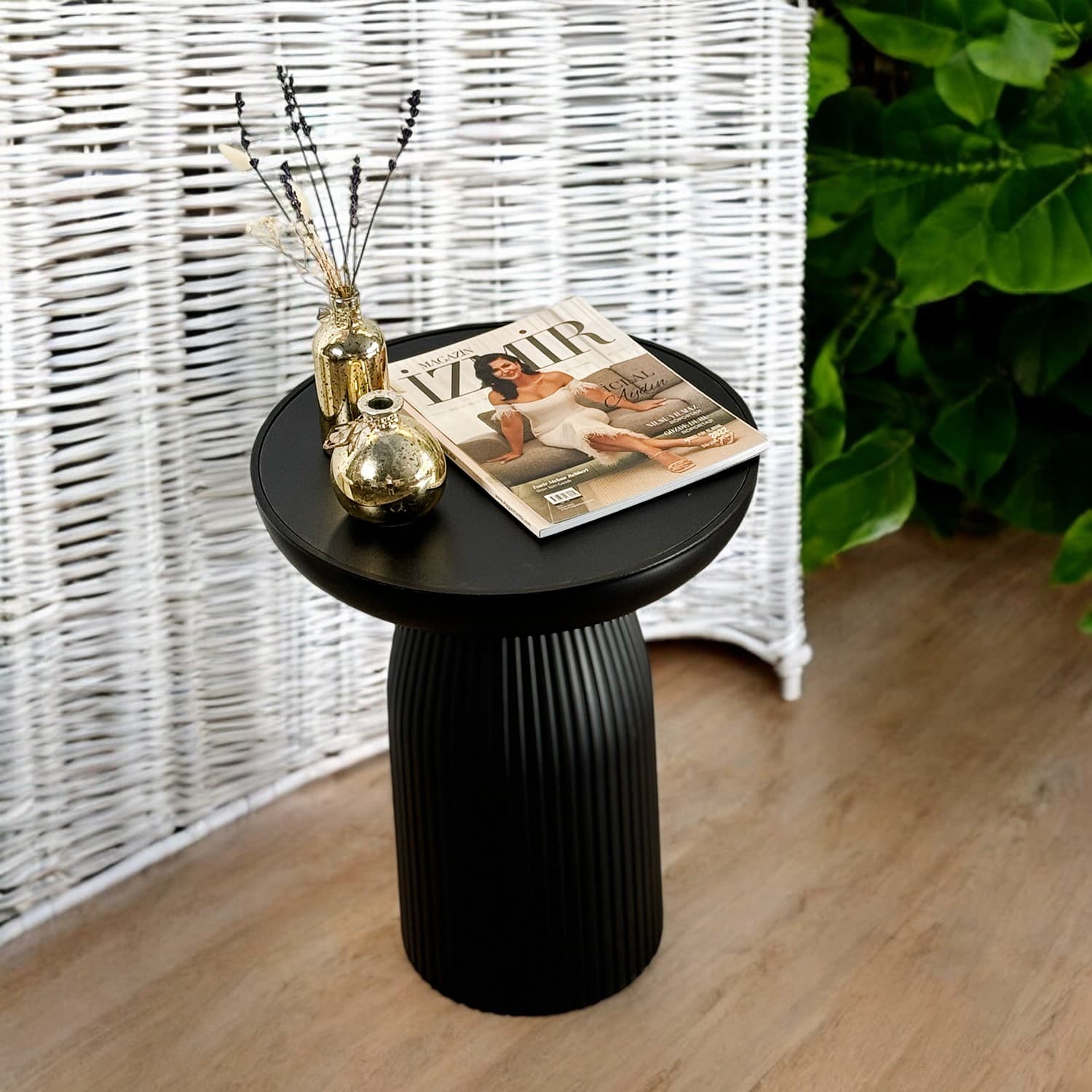 Siyah Mantar Sehpa Yan Sehpa Kahve Sehpası Siyah Mantar Sehpa Yan Sehpa Kahve Sehpası - Görsel 1