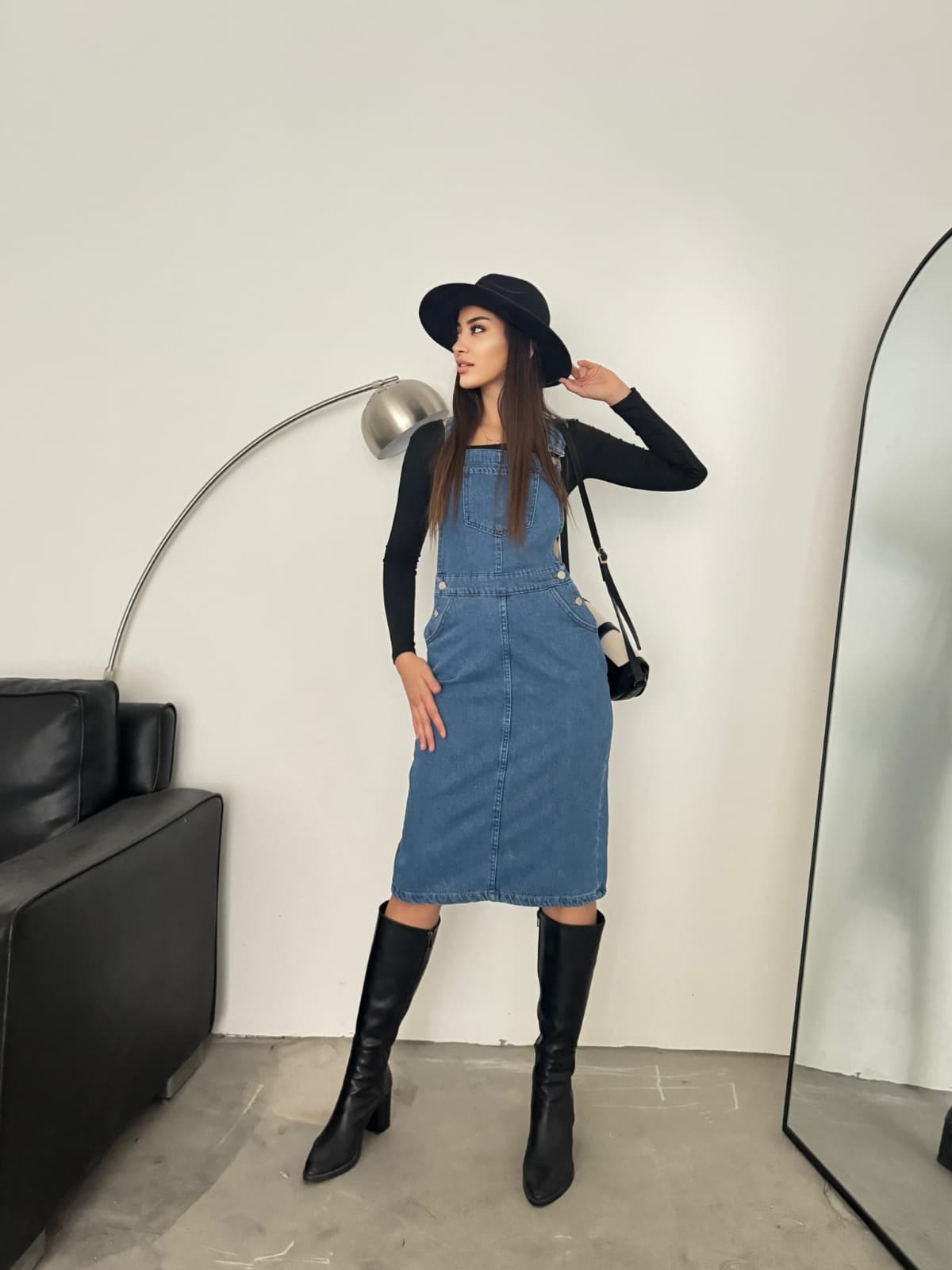 Vovikon Kn Mavi Bahçevan Etekli Tulum Elbise Salopet Vovikon Kn Mavi Bahçevan Etekli Tulum Elbise Salopet