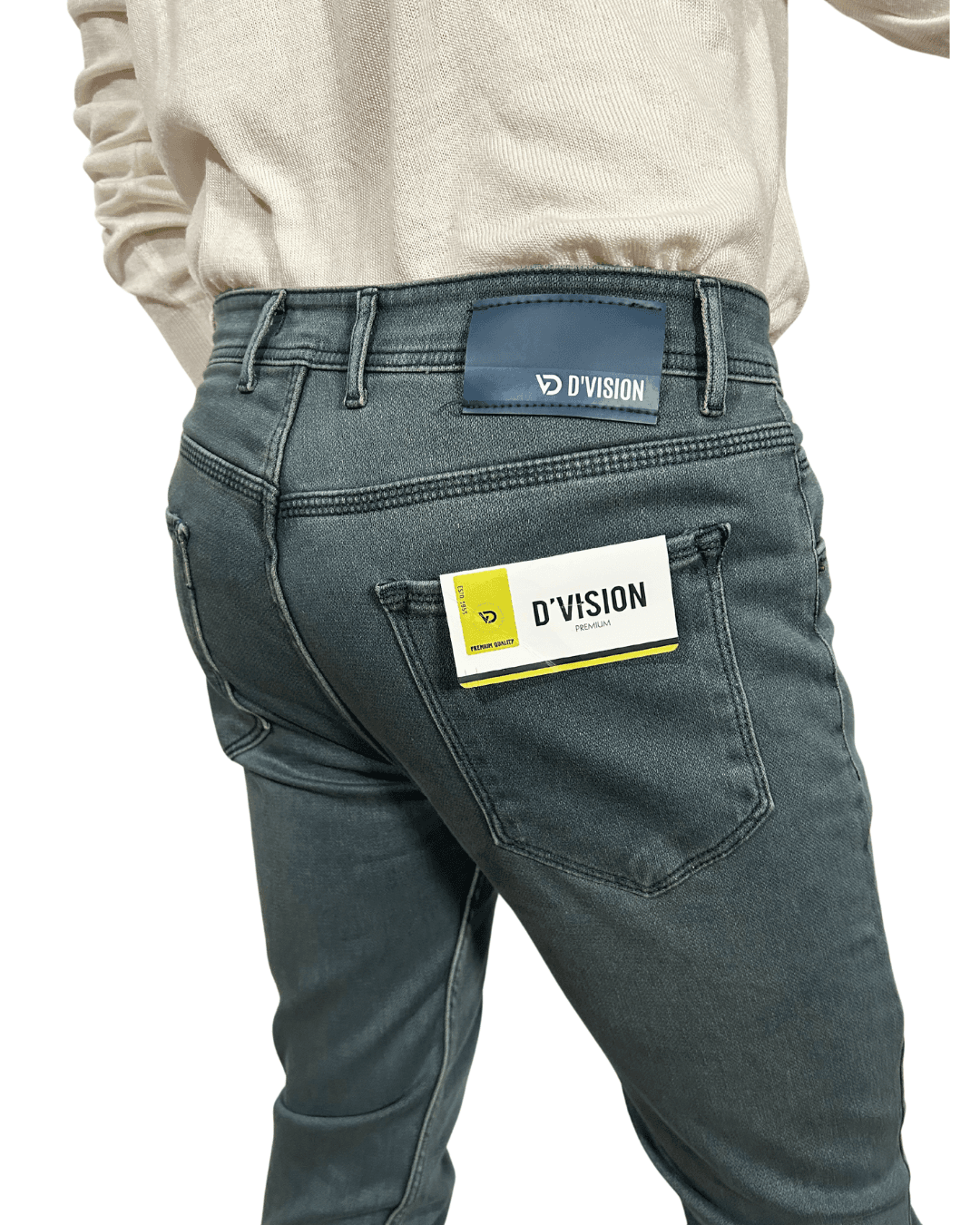D'Vision Mint Yeşili Slim Fit Armürlü Erkek Jean S-2220 D'Vision Mint Yeşili Slim Fit Armürlü Erkek Jean S-2220 - Görsel 4
