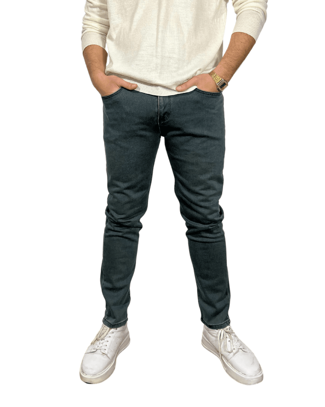 D'Vision Mint Yeşili Slim Fit Armürlü Erkek Jean S-2220 D'Vision Mint Yeşili Slim Fit Armürlü Erkek Jean S-2220 - Görsel 5