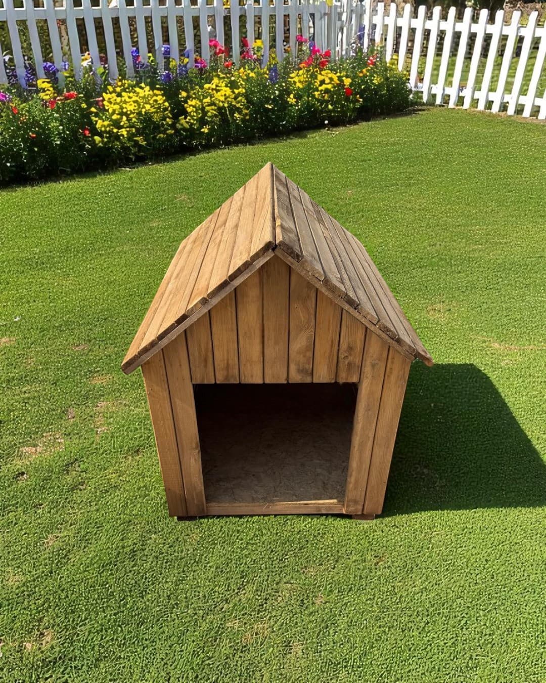 Vovikon Ahşap Köpek Kulübesi Pati Evi Yuvası Vovikon Ahşap Köpek Kulübesi Pati Evi Yuvası