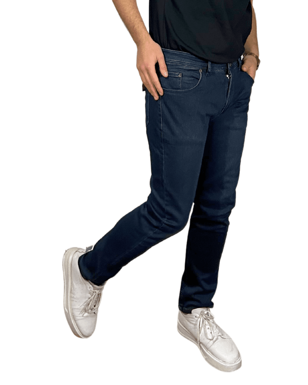 D'Vision Lacivert Slim Fit Armürlü Örme Erkek Jean S-2220 D'Vision Lacivert Slim Fit Armürlü Örme Erkek Jean S-2220 - Görsel 2