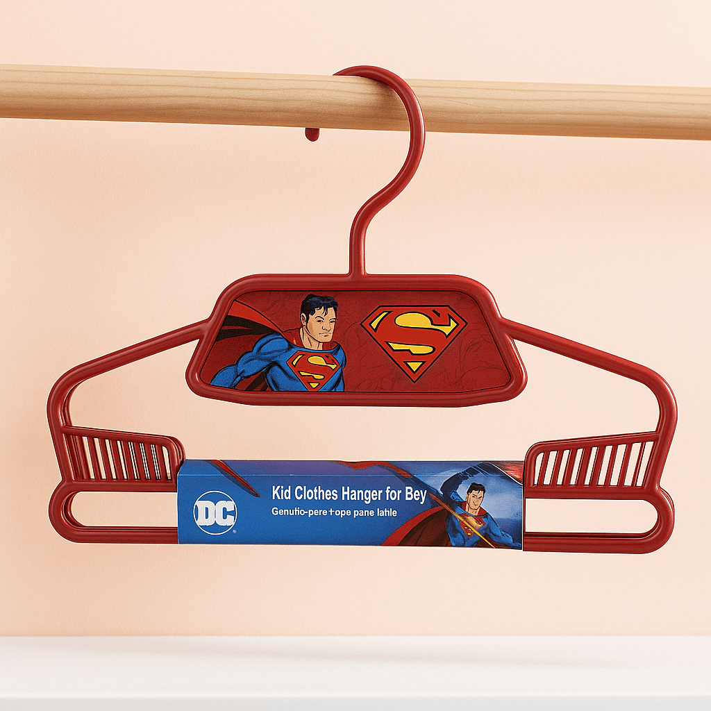 Çizgi Karakterli 4lü Çocuk Elbise Askısı Çizgi Karakterli 4lü Çocuk Elbise Askısı