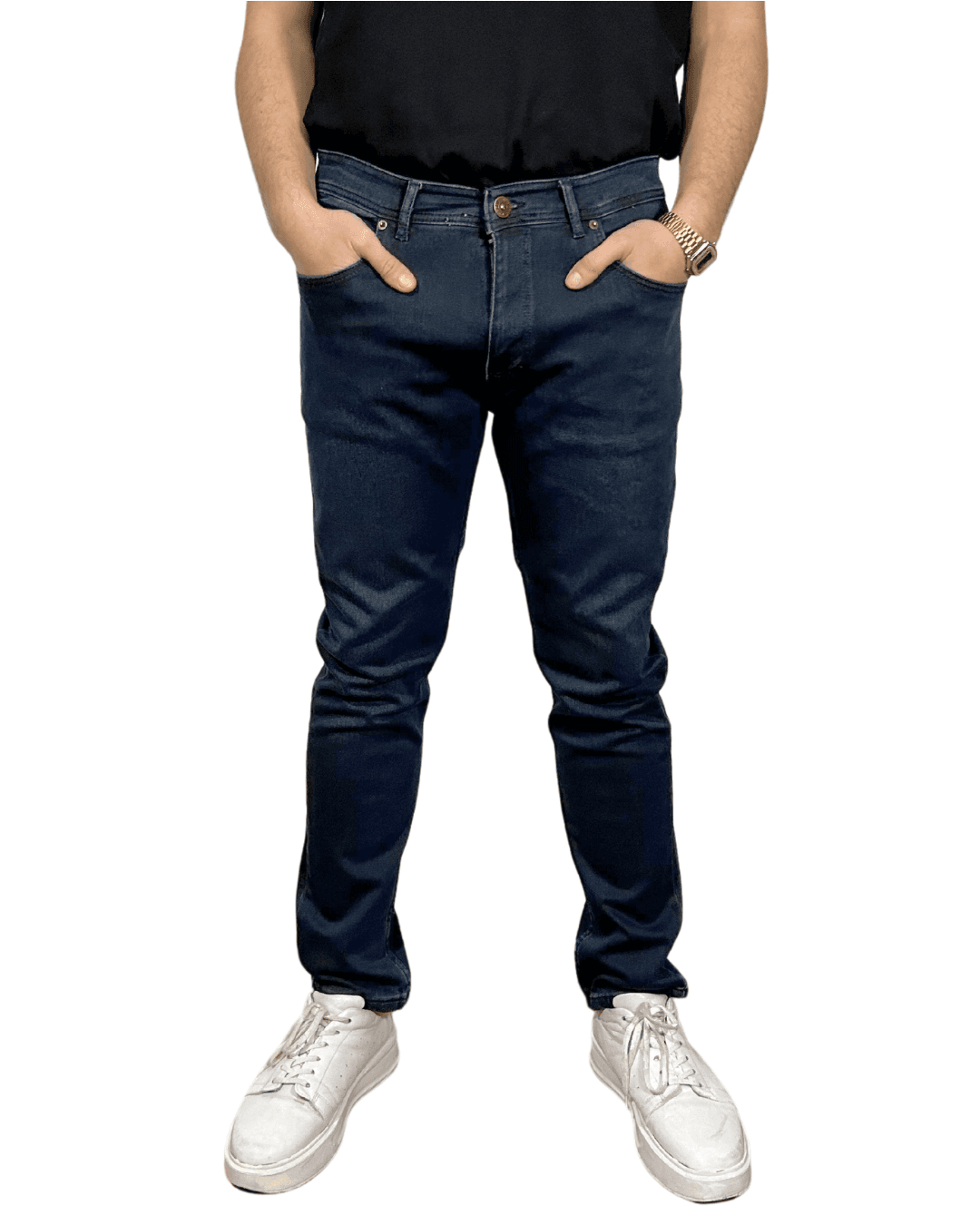 D'Vision Lacivert Slim Fit Armürlü Örme Erkek Jean S-2220 D'Vision Lacivert Slim Fit Armürlü Örme Erkek Jean S-2220 - Görsel 4