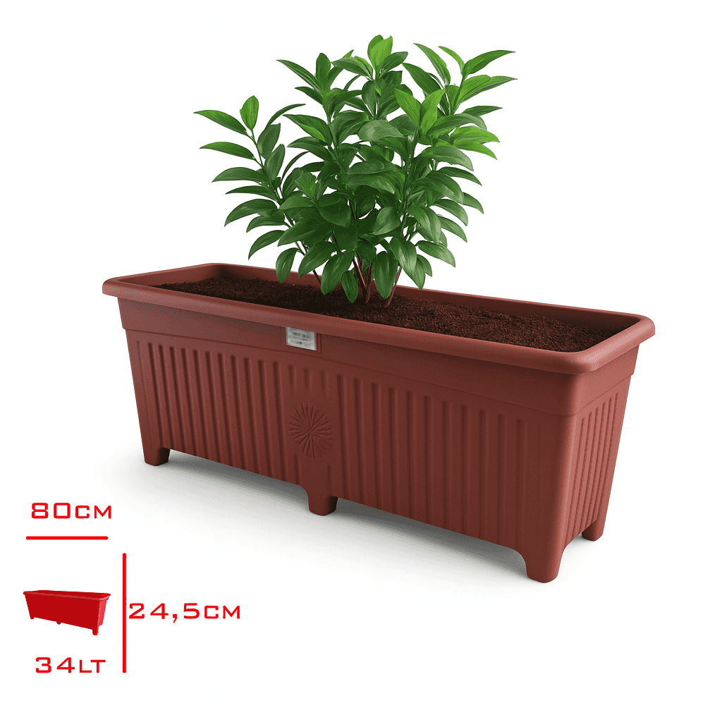 Dış Mekan Ayaklı Saksılık 3 Adet Otel Cafe Saksısı