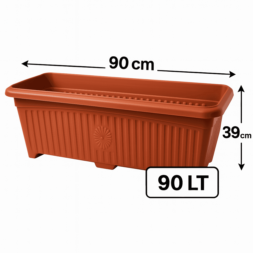 Dış Mekan Saksılık 90 Litre 2 Adet Otel Cafe Saksısı Dış Mekan Saksılık 90 Litre 2 Adet Otel Cafe Saksısı