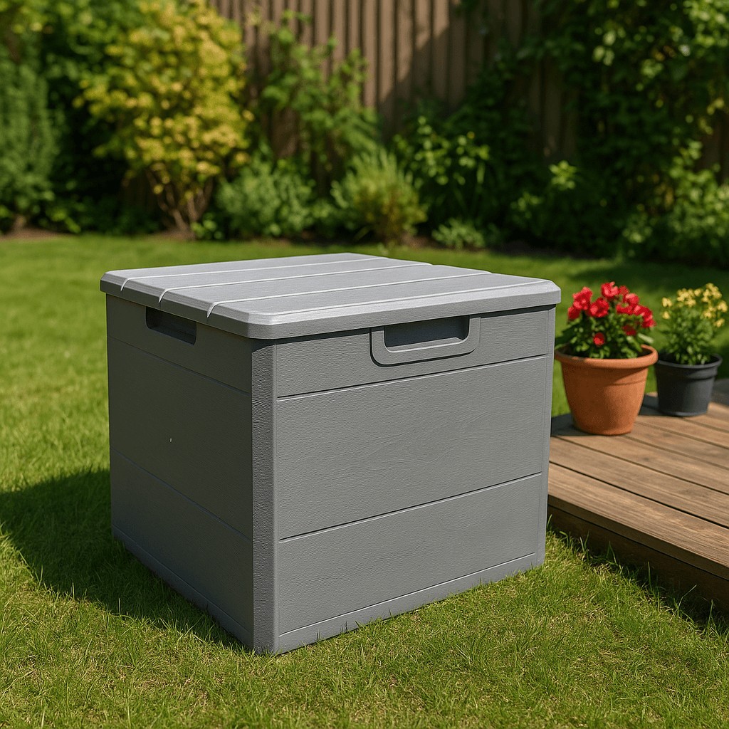 Gri 120 Litre Bahçe Depolama Sandığı Bahçe Balkon Düzenleme Dolabı Gri 120 Litre Bahçe Depolama Sandığı Bahçe Balkon Düzenleme Dolabı